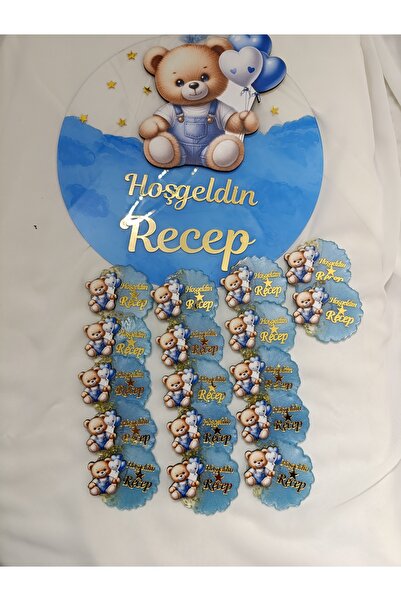 Bebek Erkek kapı süsü ve magnet(30 adet)