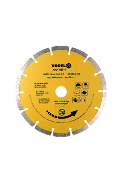 Vorel Disc Diamantat Cu Segmente 180Mm