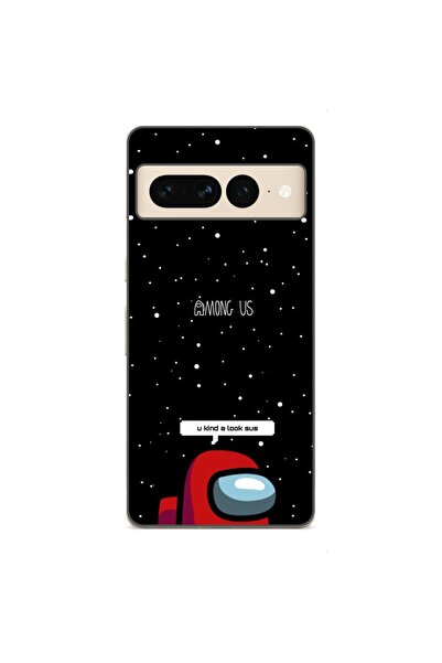 OEM Husa compatibila cu Google Pixel 7 Pro Silicon Gel Tpu Model Among Us