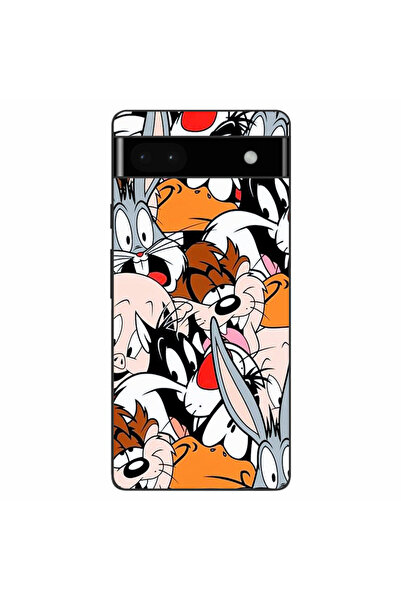 OEM Husa compatibila cu Google Pixel 6A Silicon Gel Tpu Model Looney Tunes