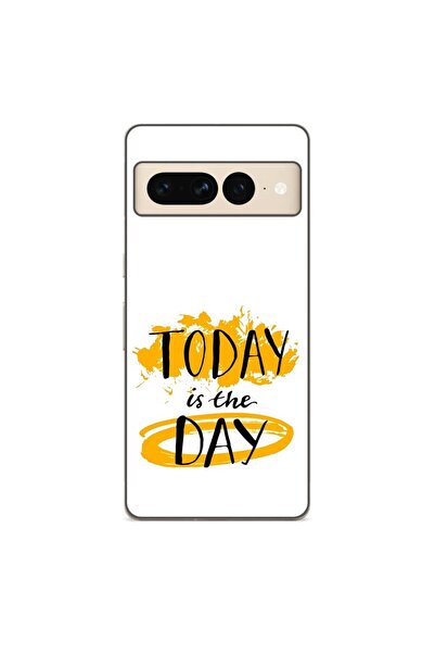 OEM Husa compatibila cu Google Pixel 7 Pro Silicon Gel Tpu Model Mesaj Today ...