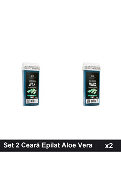 global fashion Set 2 Ceară Epilat Unica Folosință 100ml cu Aloe Vera, Depilar...