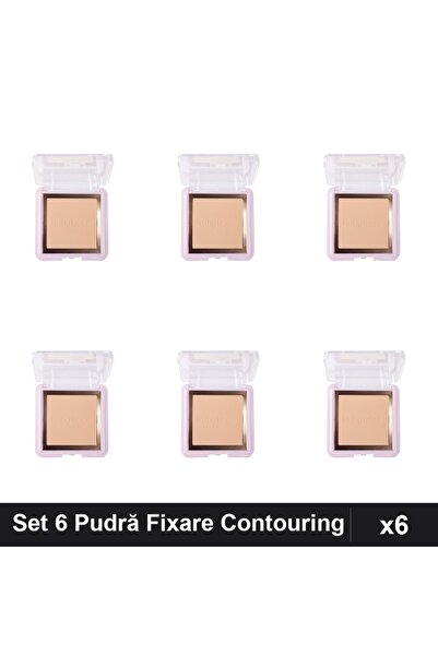 Ruby Rose Set of 6 Contouring Setting Compact Powder PC20, Professional Manicure