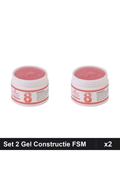 FSM Set 2 Gel Constructie UV LED 15g, Nuanta 08, Sculpting Manichiura