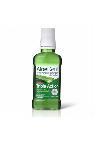 AloeDent ألوي دينت غسول فم تريبل أكشن بالألوفيرا 250 مل | Triple Action Aloe ...
