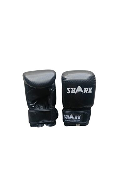 Shark Mănuși negre de box, mărimea M, pentru antrenament la sacul de box