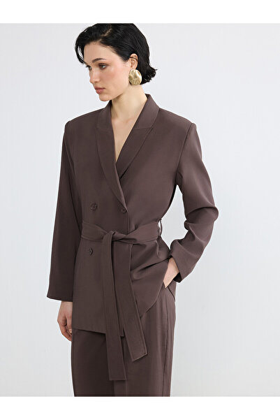 LC Waikiki Nevavm Double-Breasted Collar Women's Blazer Jacket