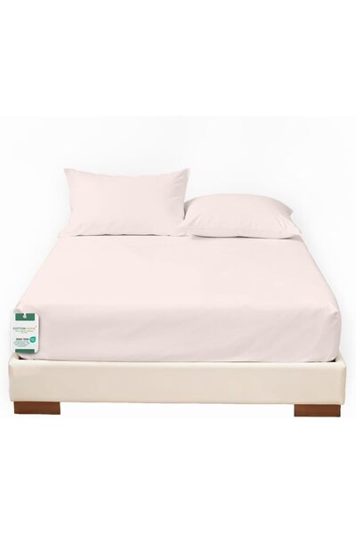 COTTON HOME ® 3 Piece Fitted Sheet Set 180x200cm with 2 Pillow Cover King Siz...