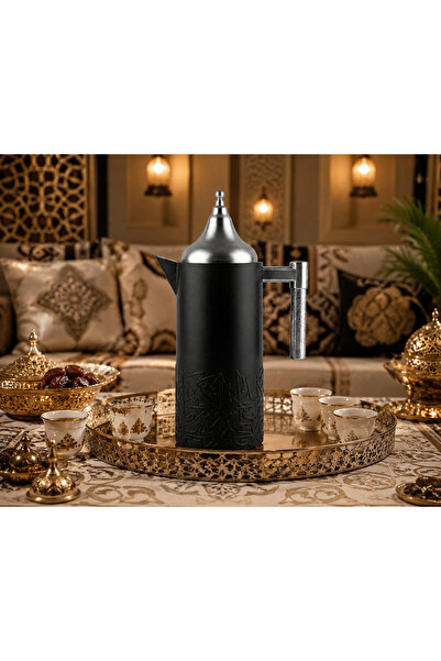 Gazella Arabic Calligraphic Elegant Vacuum Flask 1L BPA Free Thermos with 3Y ...