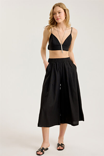 HomeStore Ankle Waist Elastic Pants