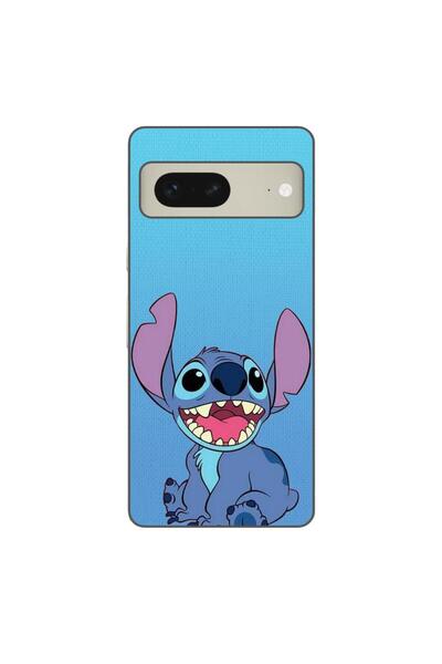 OEM Husa compatibila cu Google Pixel 8 Silicon Gel Tpu Model Stitch Blue