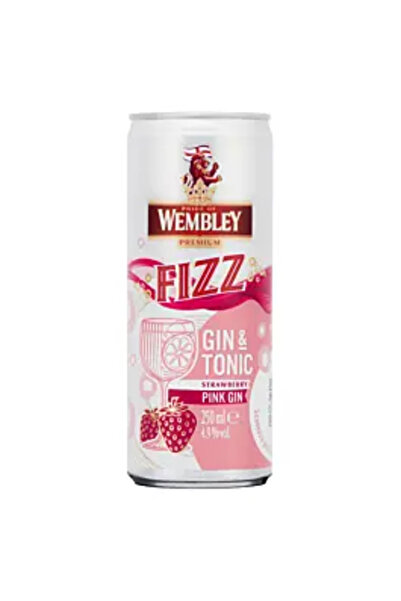 Wembley Fizz Gin & Tonic Strawberry Pink, 4.9% alcool, 0.25L