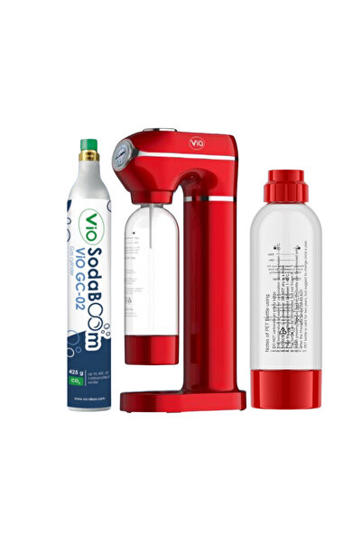 VİO Set aparat de făcut sifon, SodaMaker, 2 sticle incluse + 1 butelie CO2 de...