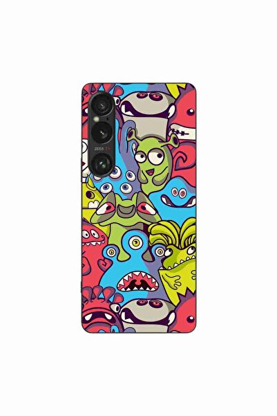 OEM Husa compatibila cu Sony Xperia 1 VI Silicon Gel Tpu Model Squishi Monsters