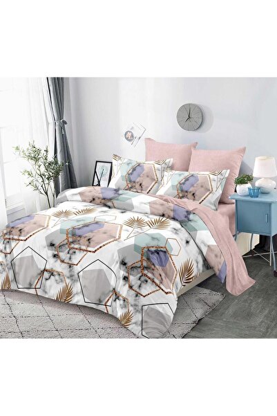 OEM Fine Cotton Duvet Cover Set with Stretchy – 6 pieces Fine Cotton Stretchy...
