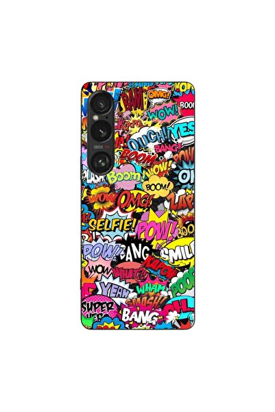 OEM Husa compatibila cu Sony Xperia 1 VI Silicon Gel Tpu Model Pop Art Pow Wo...