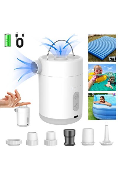 Generic Rechargeable Portable Electric Air Pump - 2-in-1 Inflator & Deflator ...