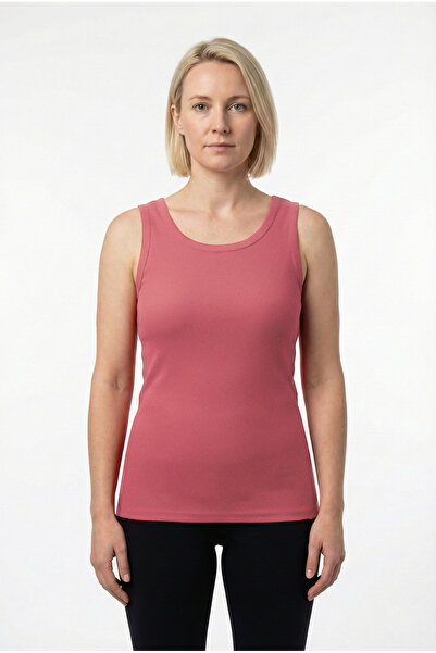 Cottonland Women's Blanca Stretchy Cotton Ribbed Fit Cut Slim Undershirt Drie...