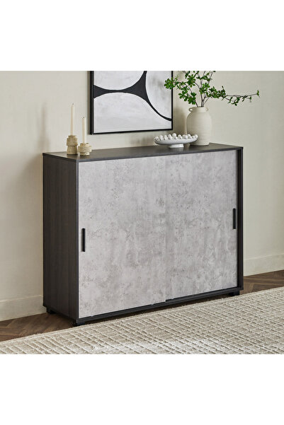 Home Box Capri 24-Pair Sliding Door Shoe Cabinet