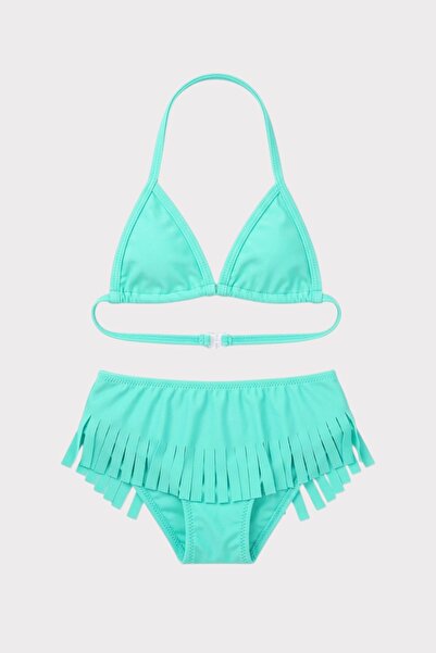 Nilmay mayo Set bikini cu ciucuri pentru fete