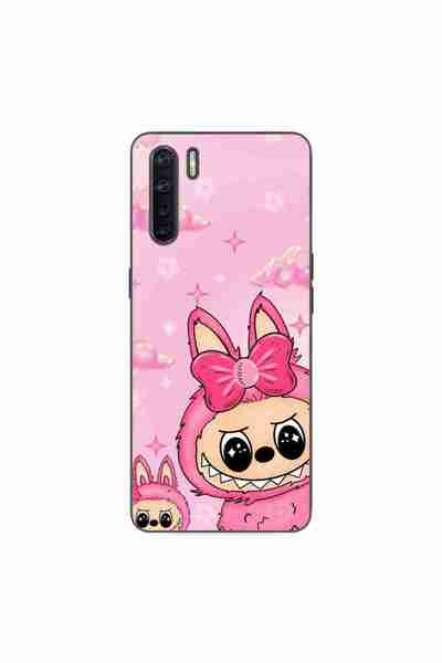 OEM Husa compatibila cu Oppo A91 Silicon Gel Tpu Model Labubu Pink Fantasy