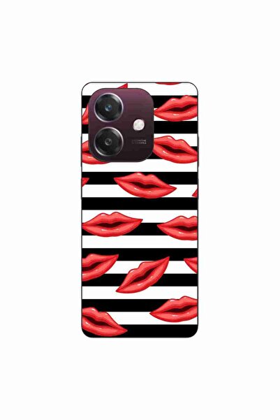 OEM Case compatible with Oppo A40 Silicone Gel Tpu Pattern Striped Kisses
