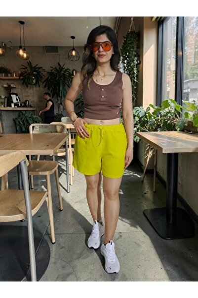 Butik SEVİL keten şort