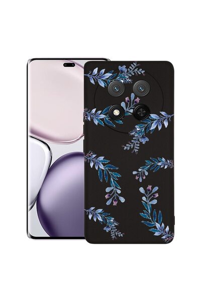bestcase Θήκη για Honor Magic 7 Lite, Premium Λεπτή Σιλικόνη 1.2MM, Μπλε Λουλ...