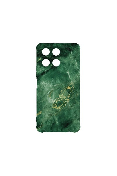 bestcase ¬Æ Husa pentru Honor 200 Smart, Anti Shock 1.5MM, Green Marble, Rezi...