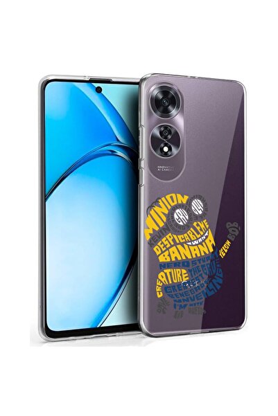 bestcase Husă pentru OPPO A60 4G, Silicon transparent 2MM, Calligraphy Minion...