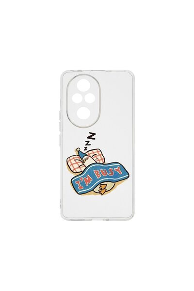 bestcase ¬Æ Husa Clear Silicon 2MM, Compatibila Cu Honor 200, I'm Busy, Antis...