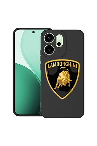 bestcase Ултра тънък силиконов калъф за OPPO Reno14 F 5G с дизайн на Ламборги...