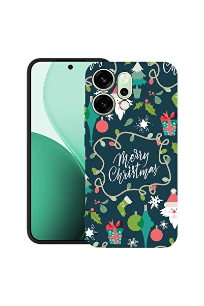 bestcase Θήκη για OPPO Reno14 5G με σχέδιο Καλά Χριστούγεννα, TPU Ματ Εξαιρετ...