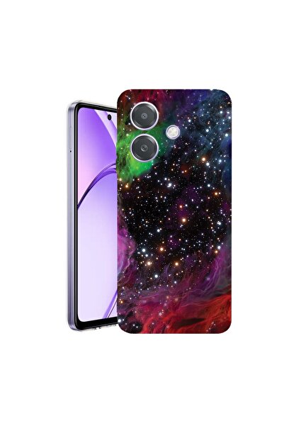 bestcase Husa pentru OPPO A40 / A40M, BestCase¬Æ Clear Silicon 2MM, Galaxies,...