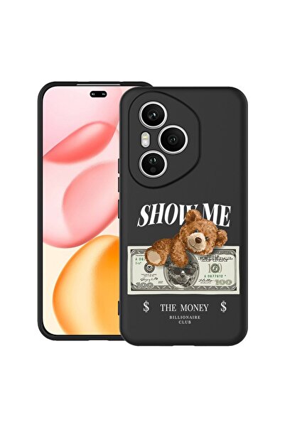 bestcase Honor 400 Pro Ултра тънък силиконов калъф с дизайн на плюшено мече S...