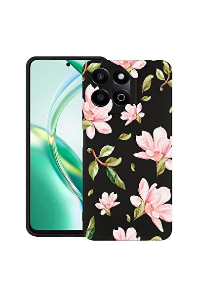 bestcase ¬Æ Husa pentru Honor 200 Smart, Slim Silicon, Flowers Collection, Pr...