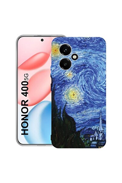 bestcase ¬Æ Husa Clear Silicon pentru Honor 400, Van Gogh - Starry Night, 203...