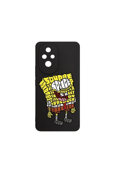 bestcase Калъф за Honor 200 5G, BestCase® Тънък силиконов 0.8ММ, Калиграфия С...