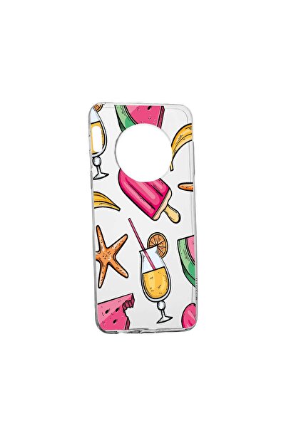 bestcase Husa Silicon, Compatibila Cu Honor Magic4 Lite, Summer Ornaments, re...