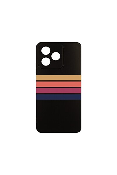 bestcase Husa pentru OPPO A40, BestCase¬Æ Slim SIlicon, Retro Lines, Protecti...