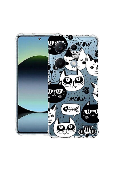 bestcase ¬Æ Husa Anti Shock Compatibil cu OPPO A6 Pro, cu Design Cool Cats, R...