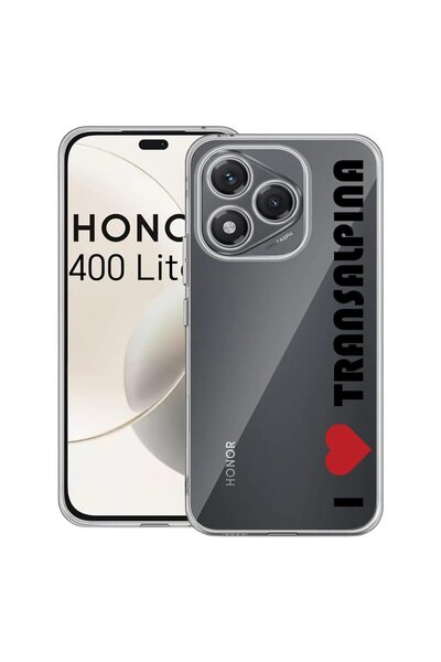 bestcase Θήκη για Honor 400 Lite 5G, BestCase® Διαφανής Σιλικόνη 2MM, Αγαπώ τ...