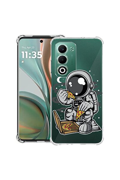 bestcase ¬Æ Husa Anti Shock pentru OPPO A5 5G cu Design Astronaut Pizza, 2052...