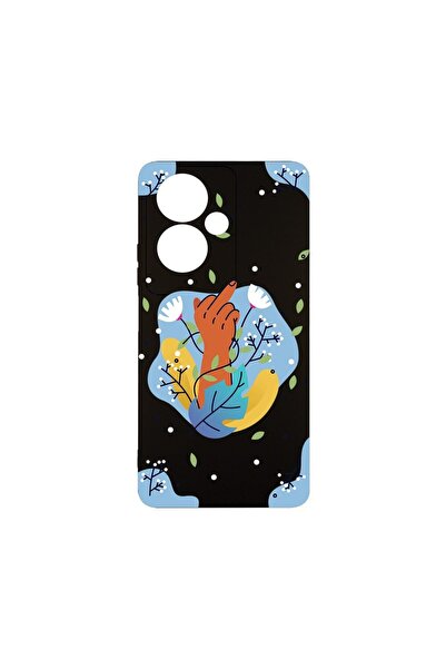 bestcase Husa BestCase® Silicon Premium, Compatibilă cu OPPO A79 5G, Flowers ...