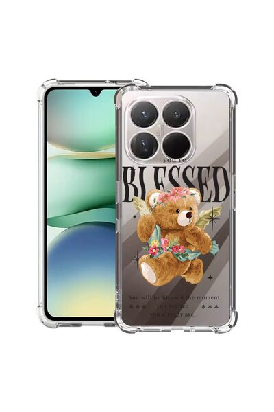 bestcase Husă Antișoc 1.5mm Compatibilă cu Motorola Edge 70, cu Design Ursule...