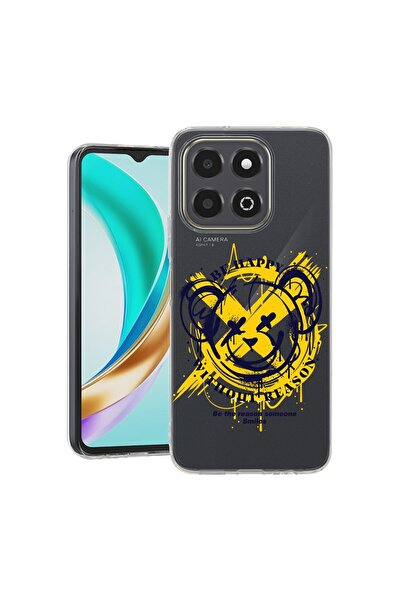 bestcase ¬Æ Husa Clear Slim Silicon Compatibila cu Honor X6c, Teddy Bear Be H...