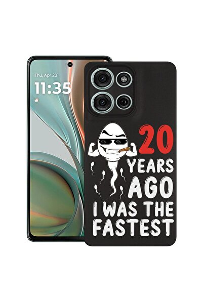 bestcase ¬Æ Slim Silicone Case for Motorola Moto G15, 20 Years ago I Was the ...