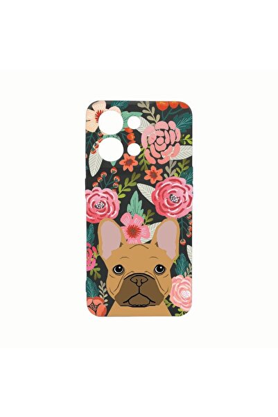 bestcase Husa Silicon, Compatibila Cu Oppo Reno8 Pro, Dog and Flowers, Rezist...