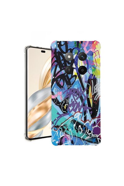bestcase ¬Æ Husa pentru Honor Magic7 Lite, Anti Shock 1.5MM, Graffiti, Protec...