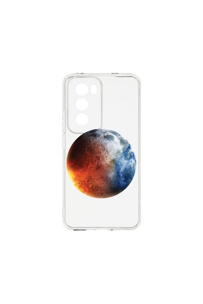 bestcase ¬Æ Husa Clear Silicon 2MM, Compatibila Cu OPPO Reno12 Pro 5G, Earth,...